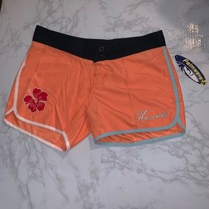 NWT Palmwave Orange Beach Shorts